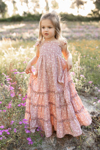 SS Girl's Dress Marabella Dress (dusty pink floral)