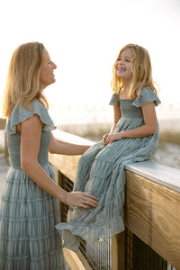 SS Girl's Dress Marabella Dress (sage chiffon)