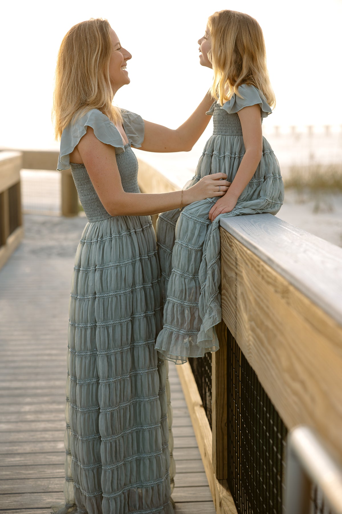 SS Girl's Dress Marabella Dress (sage chiffon)