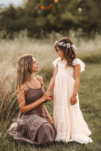 SS Women's Dress Women's Wendy Dress (mocha tulle)