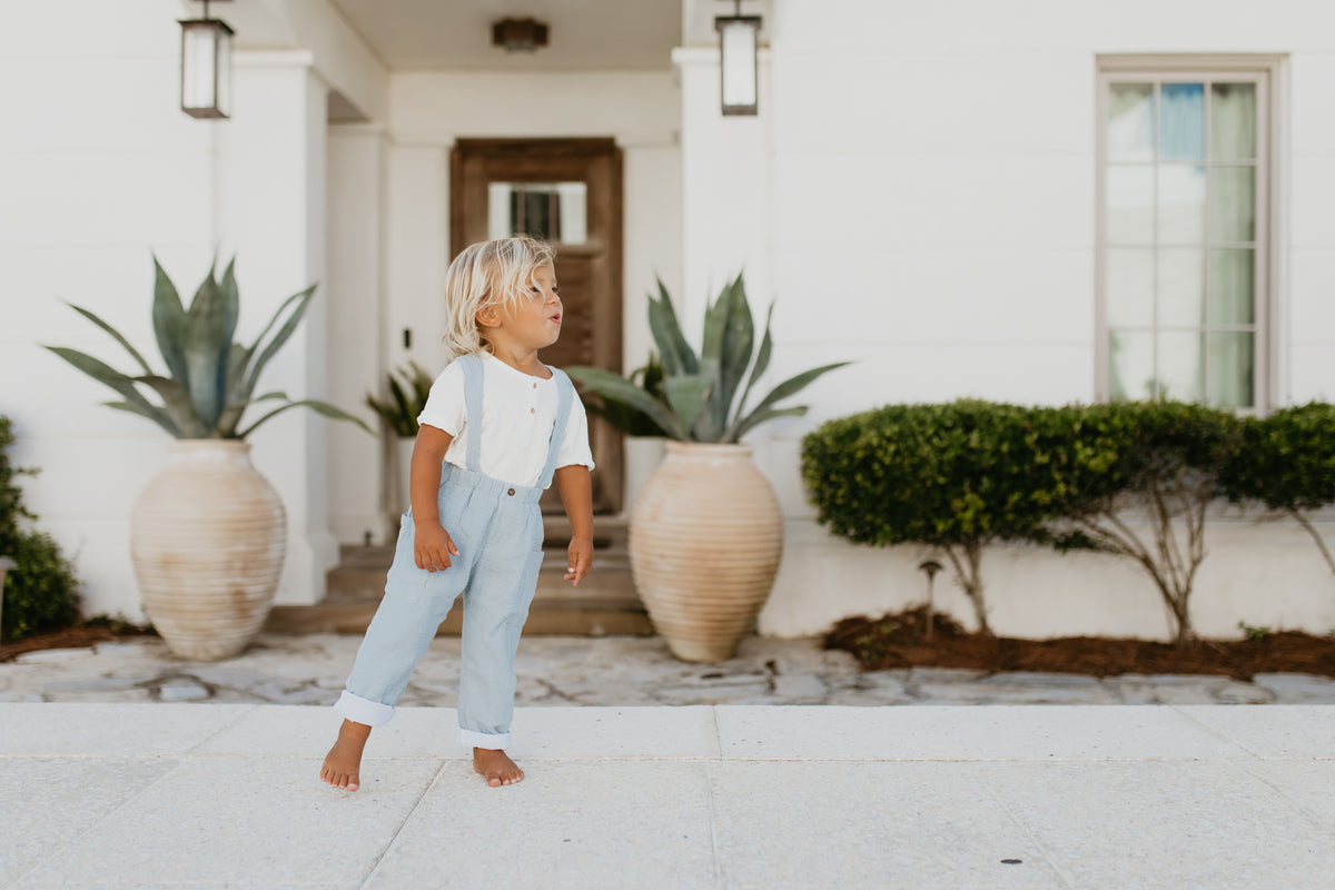 SS Boy's Bottoms Finn Pants (blue muslin)