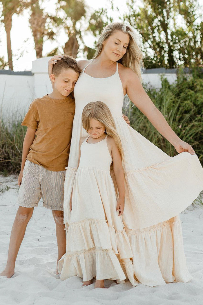 SS Women's Dress Women's Wendy Dress (sand muslin)