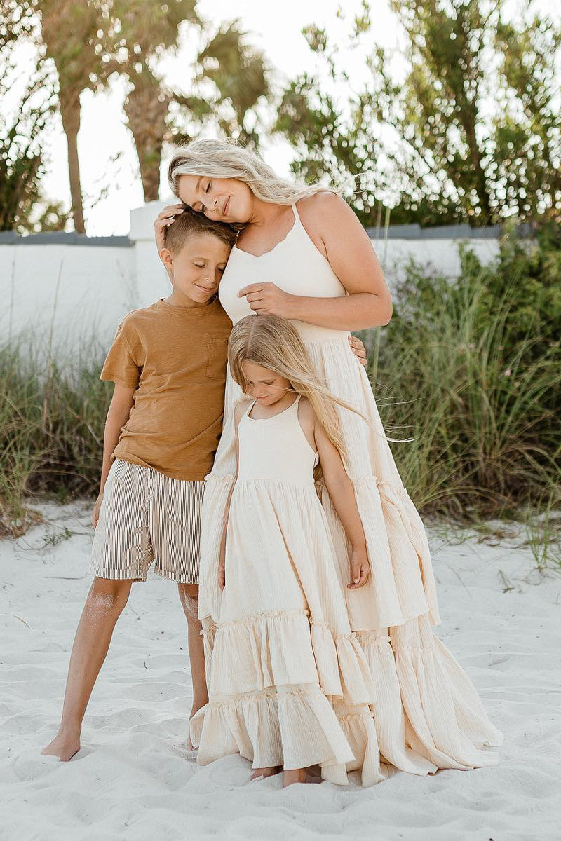 SS Women's Dress Women's Wendy Dress (sand muslin)