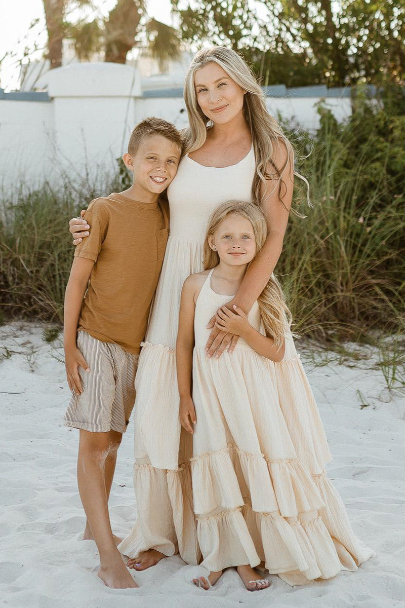 SS Women's Dress Women's Wendy Dress (sand muslin)