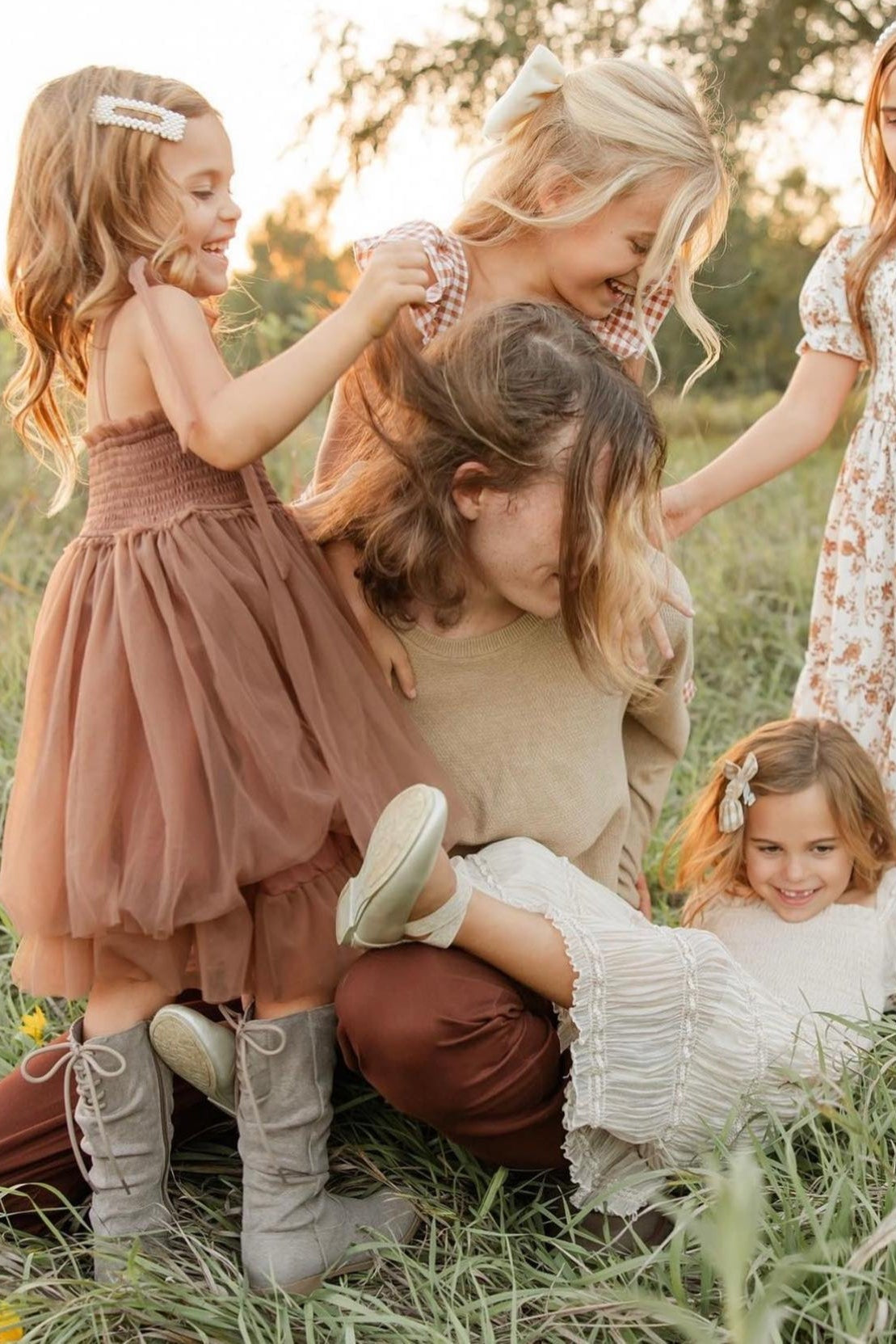 SS Girl's Dress Isa Dress (cedar tulle)
