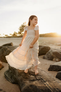 SS Girl's Dress Marabella Dress (natural chiffon)