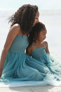 SS Women's Dress Women's Isa Maxi (blue ombre tulle)