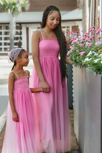SS Women's Dress Women's Isa Maxi (pink ombré tulle)