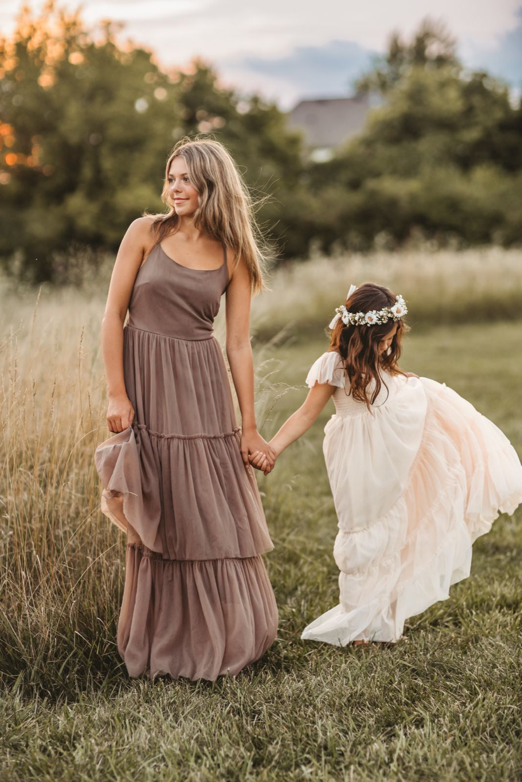 SS Women's Dress Women's Wendy Dress (mocha tulle)