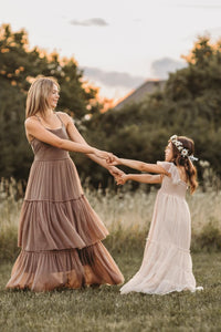 SS Women's Dress Women's Wendy Dress (mocha tulle)