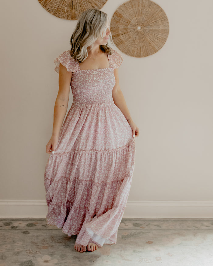 SS Women's Dress Women's Marabella Dress (dusty pink floral)