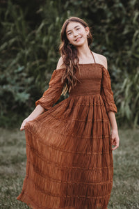 SS Women's Dress Women's Pippa Maxi (mocha chiffon)