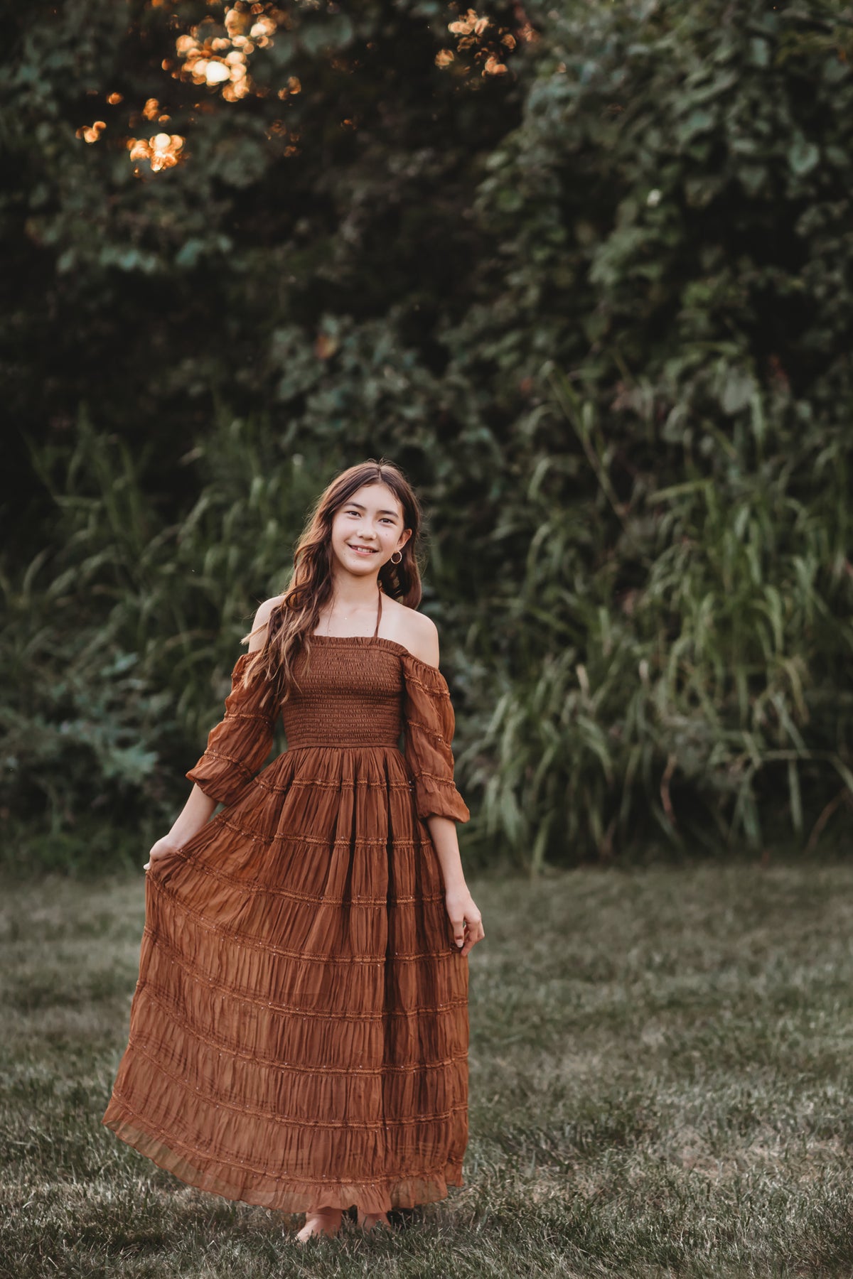 SS Women's Dress Women's Pippa Maxi (mocha chiffon)