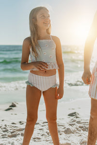 LB Girl's Swim Tankini Set (daisy) FINAL SALE