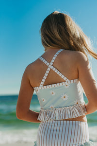 LB Girl's Swim Tankini Set (daisy) FINAL SALE