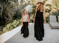 SS Women's Bottoms Women's Bella Maxi Pants (black soft linen) FINAL SALE