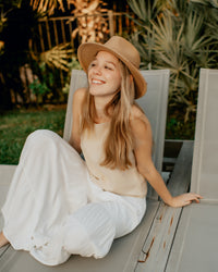 SS Women's Bottoms Women's Bella Maxi Pants (soft white linen)