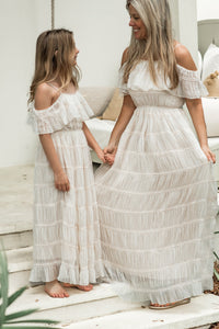 SS Girl's Dress Elise Dress (natural chiffon)