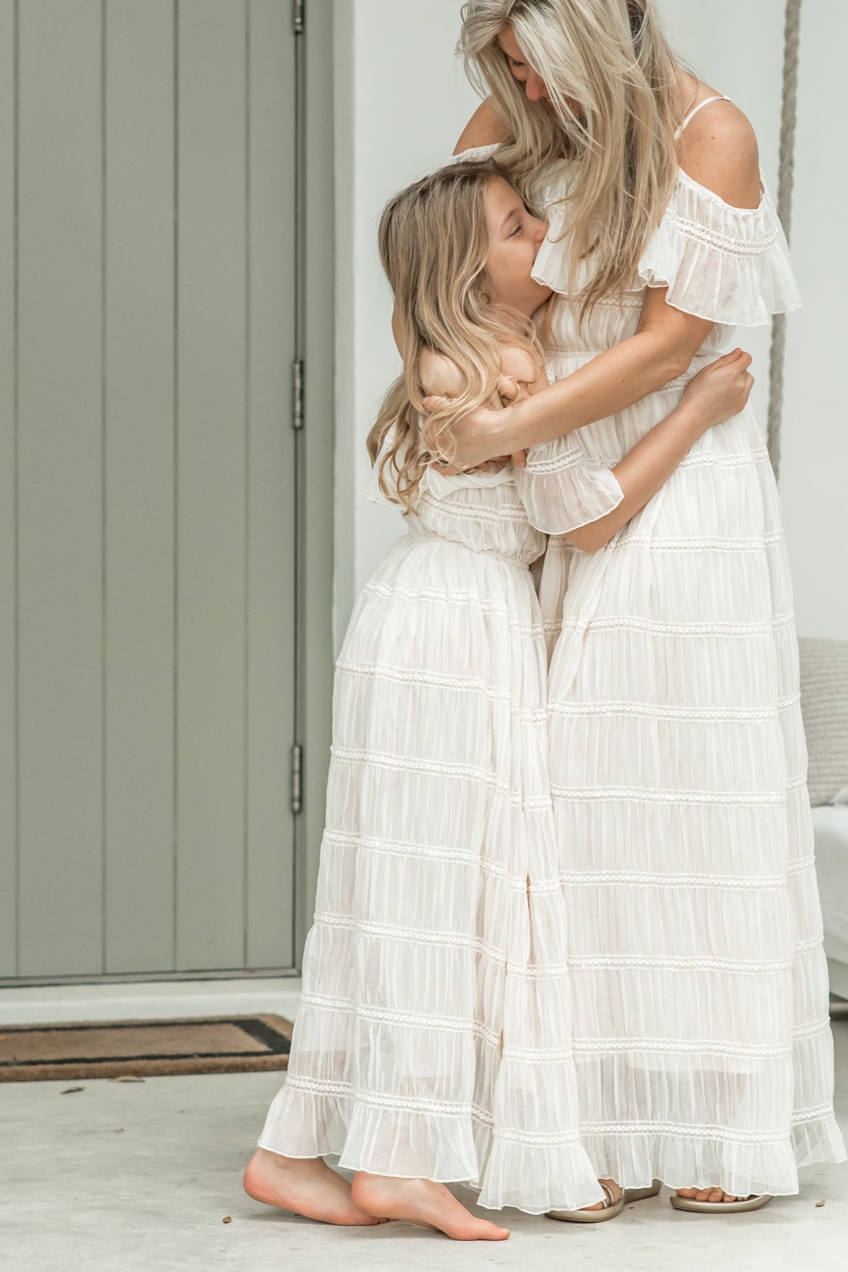 SS Girl's Dress Elise Dress (natural chiffon)