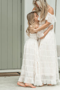 SS Girl's Dress Elise Dress (natural chiffon)