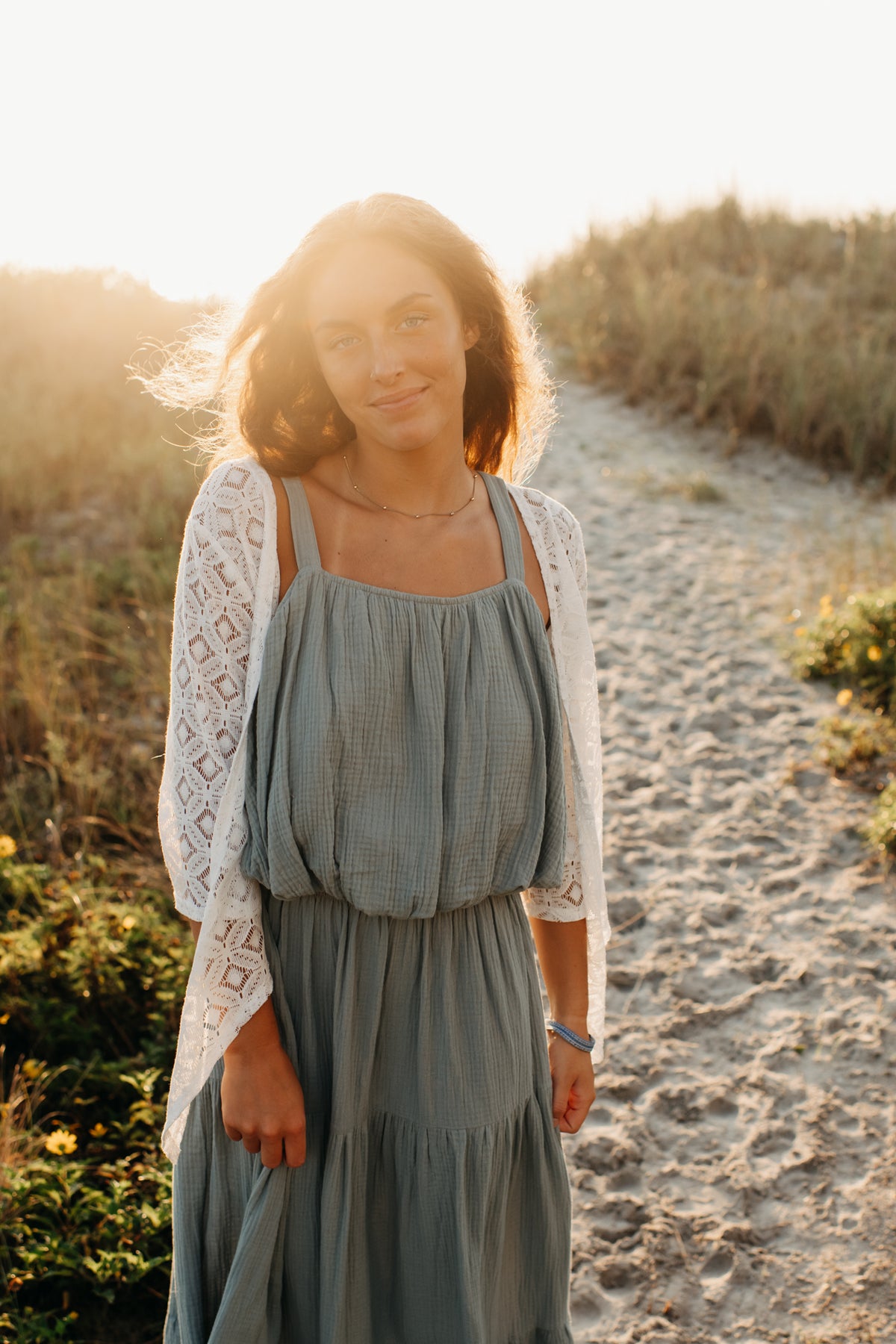 SS Women's Top Women's Hadley Cardigan (light ivory) FINAL SALE