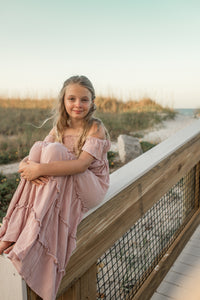 SS Girl's Dress Marabella Dress (peony muslin)