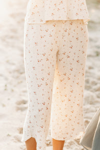 SS Women's Bottoms Women's Eden Capris (soft floral muslin) FINAL SALE