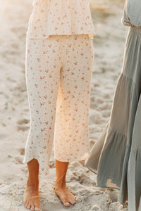 SS Women's Bottoms Women's Eden Capris (soft floral muslin) FINAL SALE