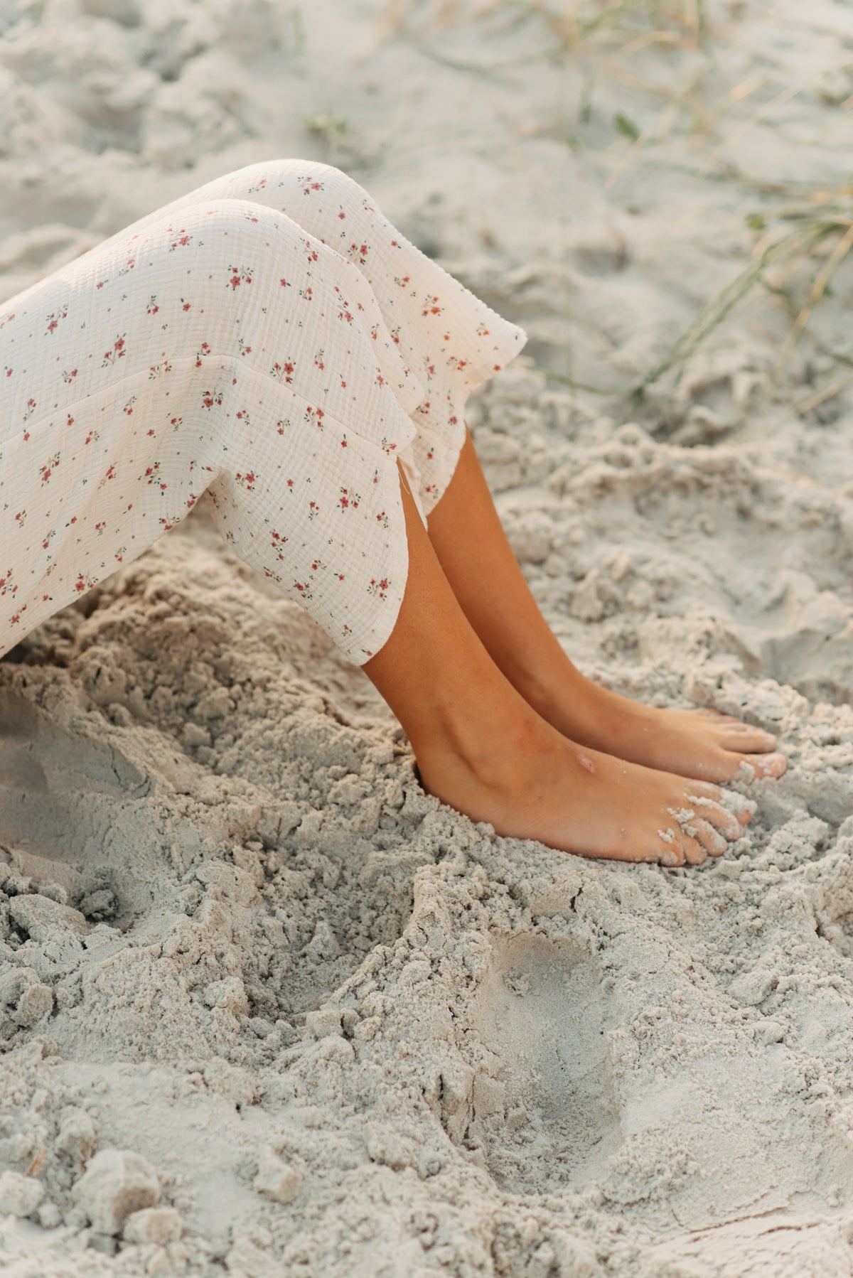 SS Women's Bottoms Women's Eden Capris (soft floral muslin) FINAL SALE