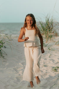 SS Girl's Bottoms Sadie Pants (light ivory muslin) FINAL SALE