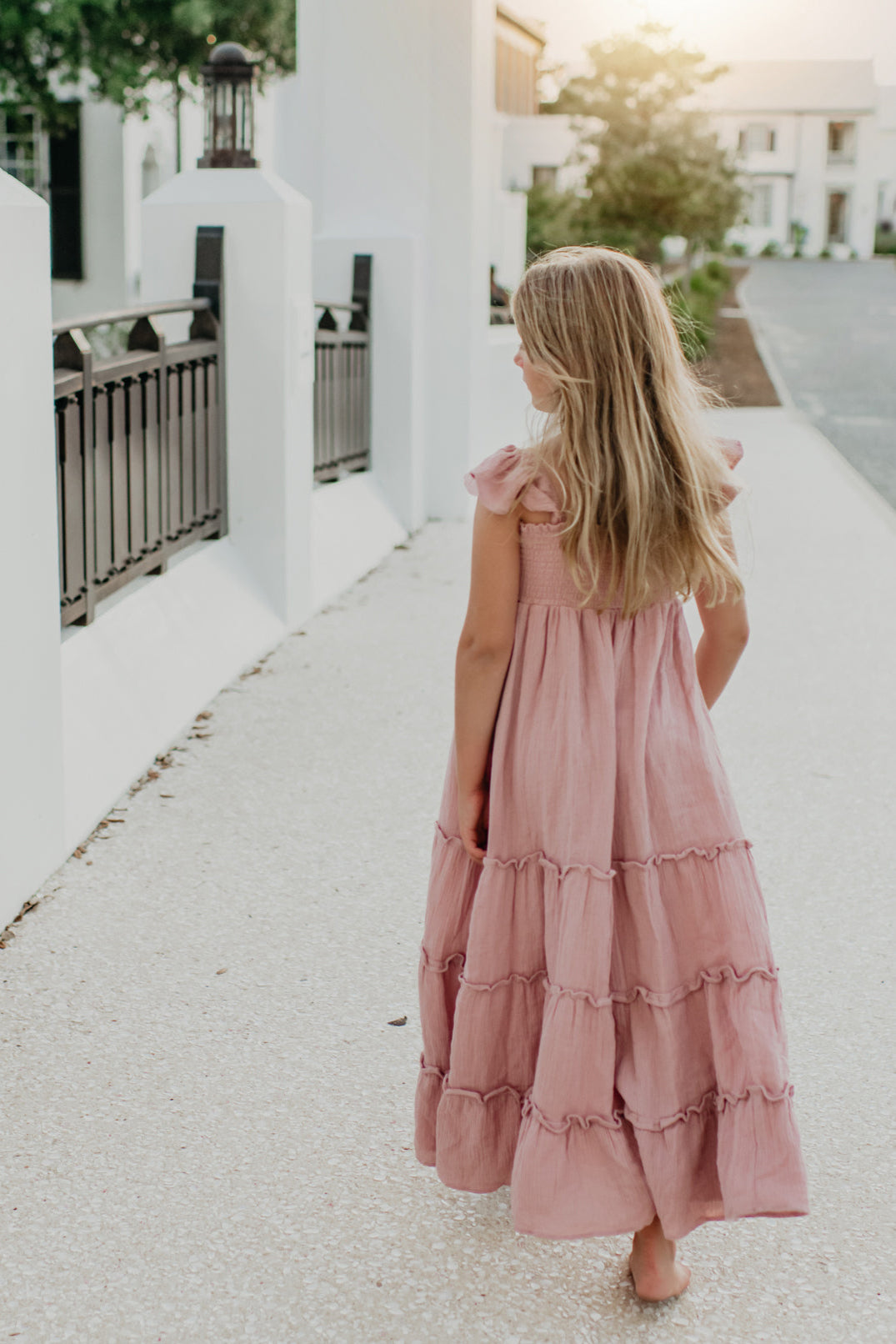 SS Girl's Dress Marabella Dress (peony muslin)