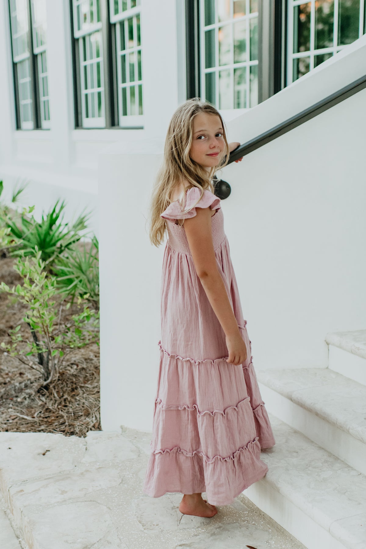 SS Girl's Dress Marabella Dress (peony muslin)