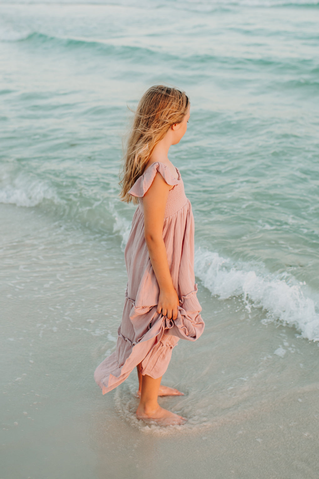 SS Girl's Dress Marabella Dress (peony muslin)