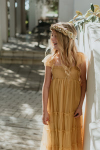 SS Girl's Dress Marabella Dress (saffron tulle)