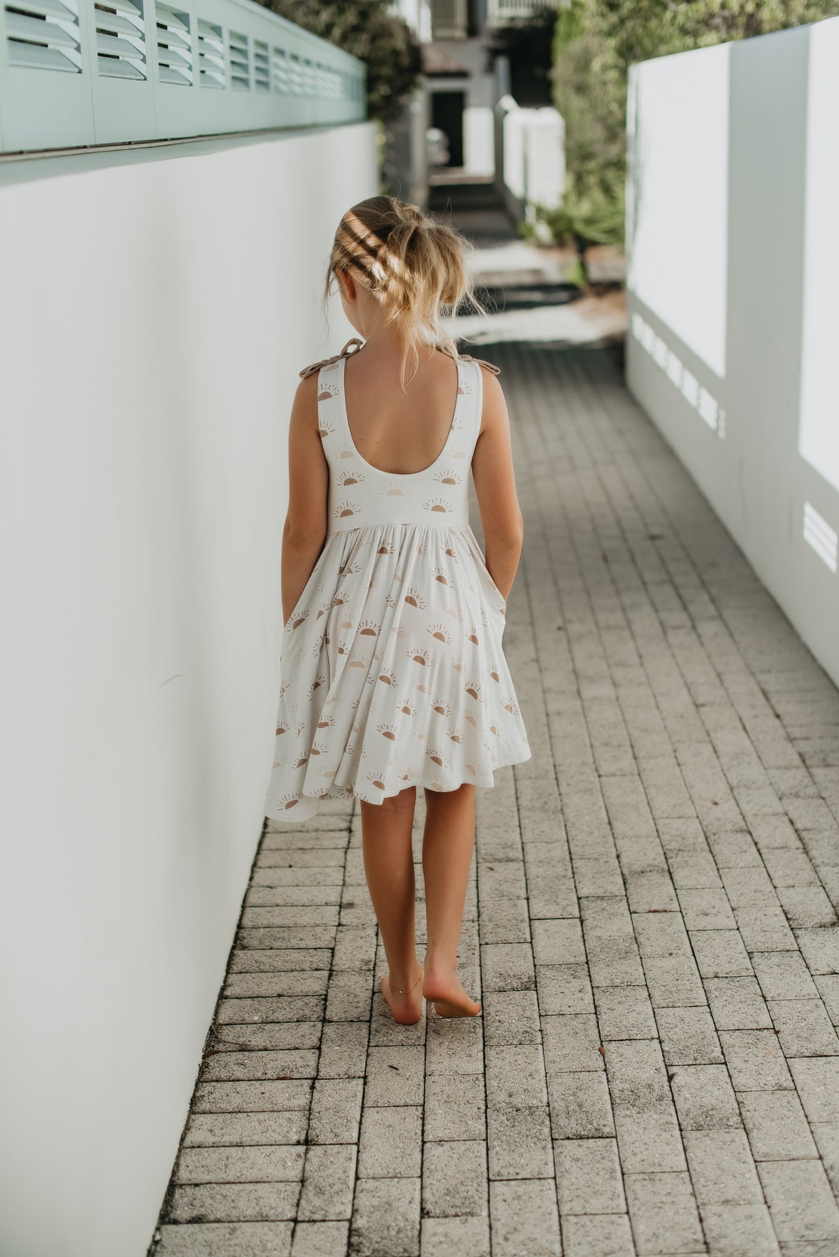 LB Girl's Dress Liza Twirl Dress (ash sun) FINAL SALE