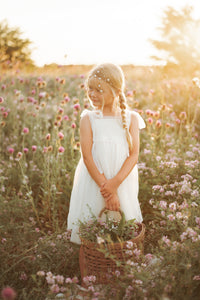 SS Girl's Dress Isa Dress (antique ivory tulle)
