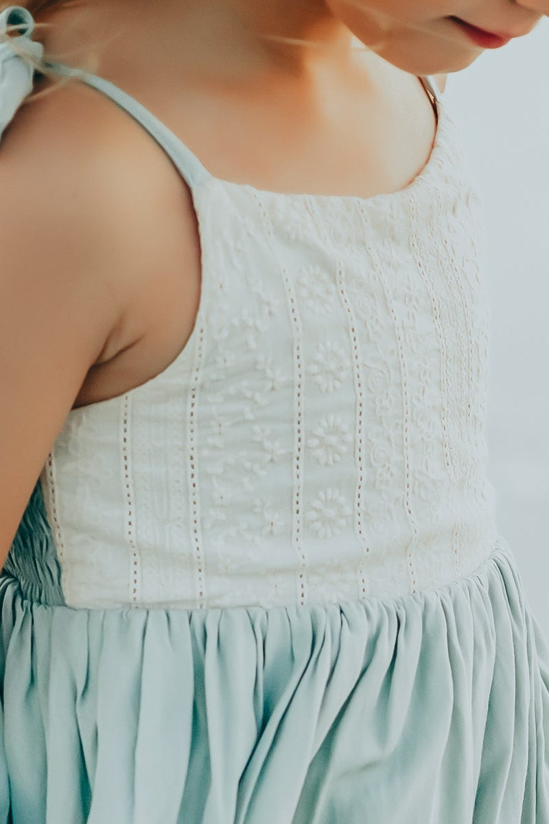 LB Girl's Sets Penny Tunic Set (sage blue) SALE