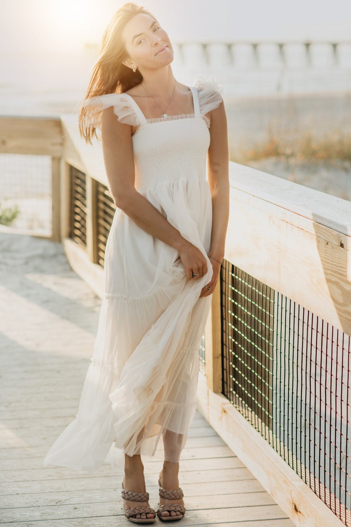 SS Women's Dress Women's Pia Dress (antique ivory tulle)