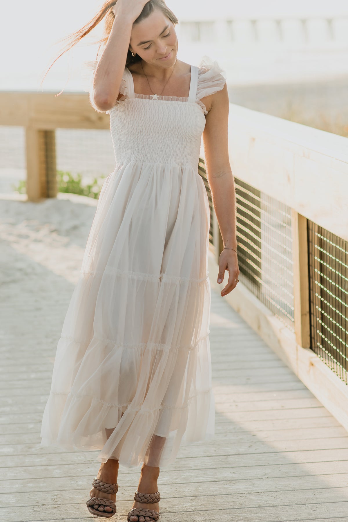 SS Women's Dress Women's Pia Dress (antique ivory tulle)