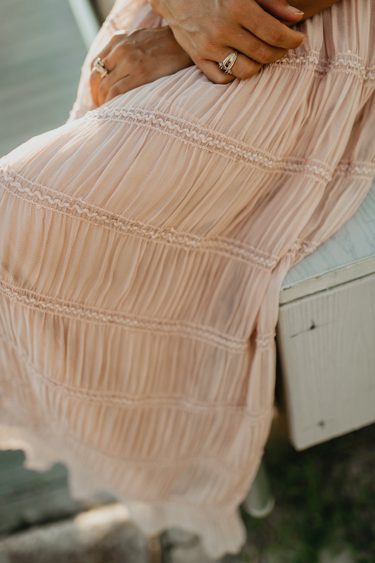 SS Women's Dress Women's Marabella Dress (soft pink chiffon)