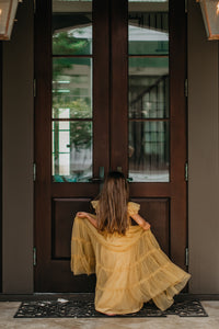 SS Girl's Dress Marabella Dress (saffron tulle)