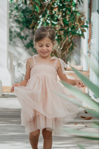 SS Girl's Dress Isa Dress (blush tulle)