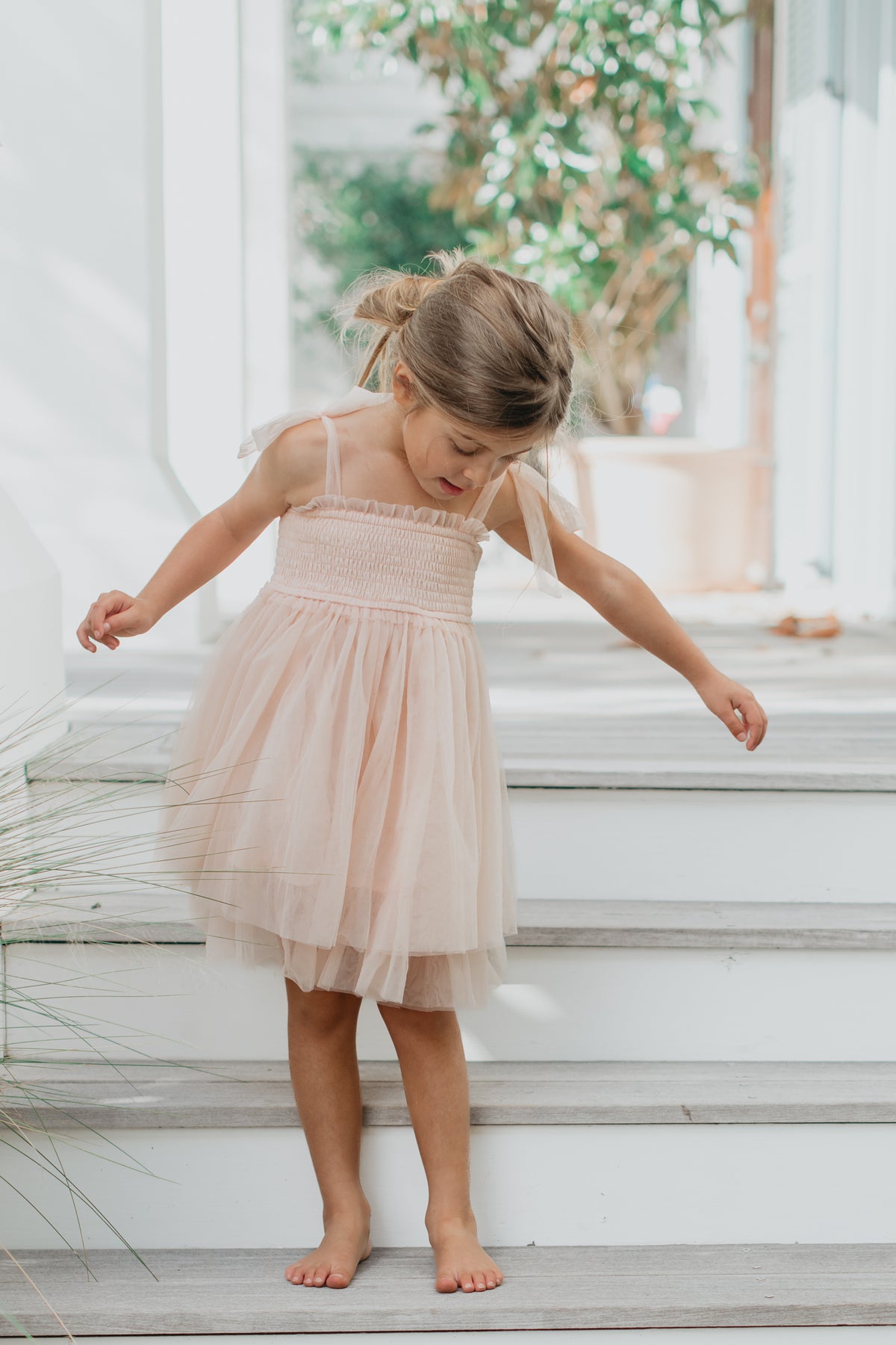 SS Girl's Dress Isa Dress (blush tulle)