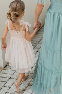 SS Girl's Dress Isa Dress (blush tulle)