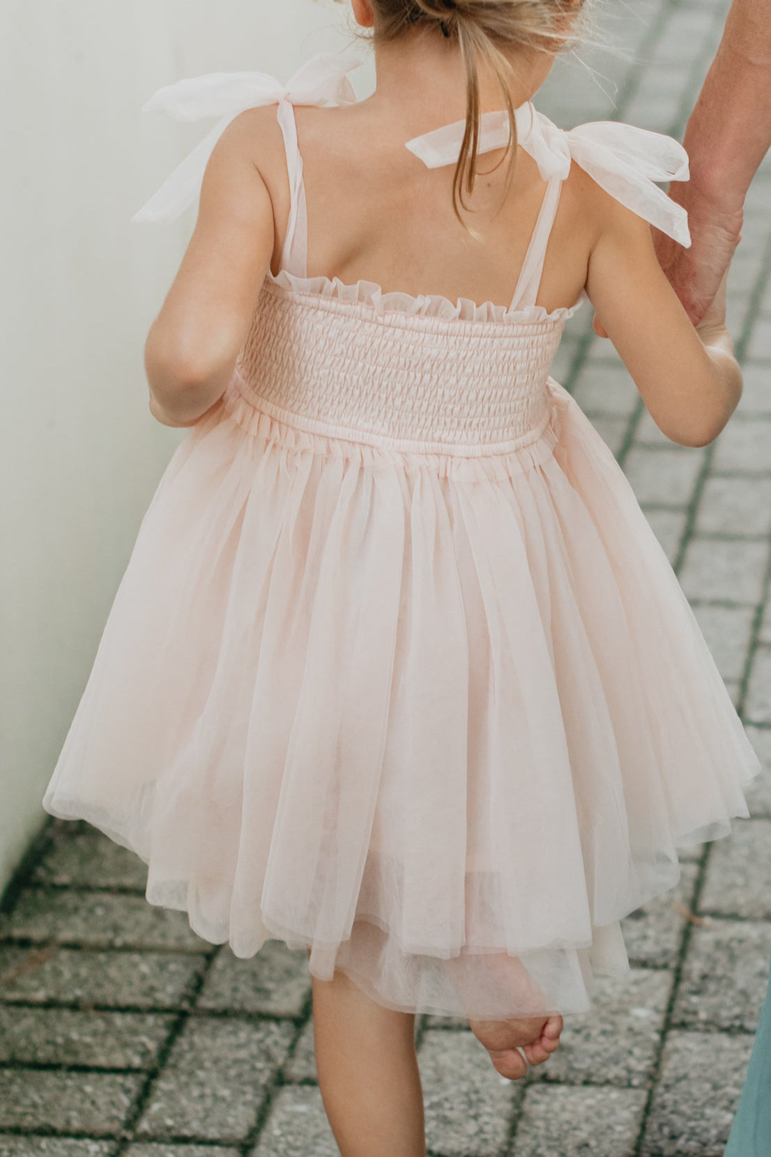 SS Girl's Dress Isa Dress (blush tulle)