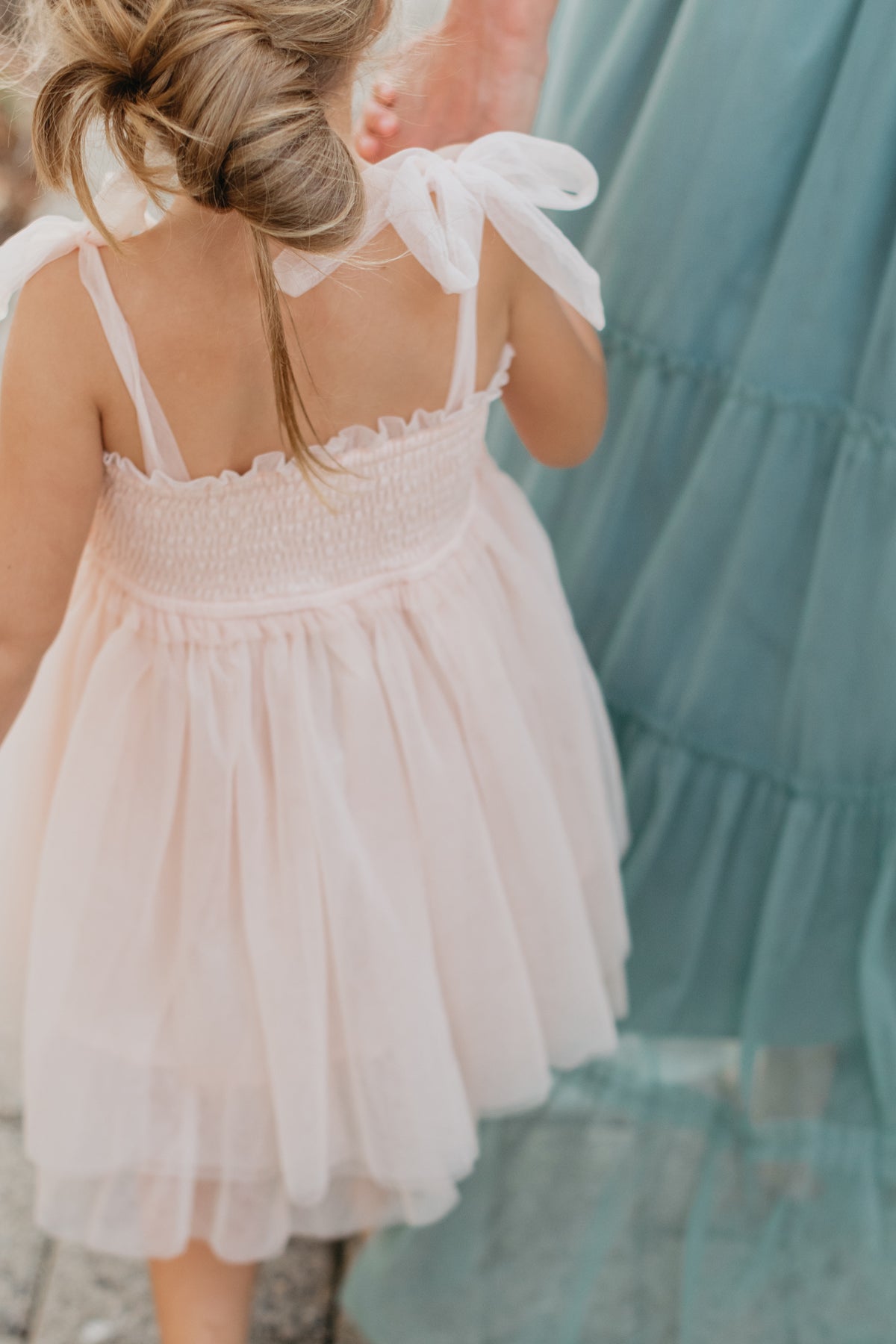 SS Girl's Dress Isa Dress (blush tulle)
