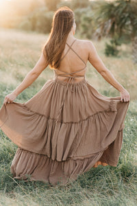 SS Women's Dress Women's Wendy Dress (mocha muslin)