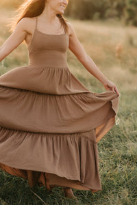 SS Women's Dress Women's Wendy Dress (mocha muslin)