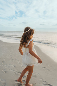 SS Girl's Sets Cora Tunic Set (ivory lace)