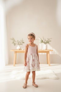 SS Girl's Dress Everleigh Dress (floret pink)